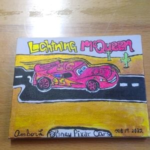 Lightning McQueen canvas